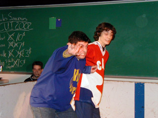 Mazen vient de voir l'arbitre