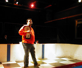 le vieux champion s'ammne